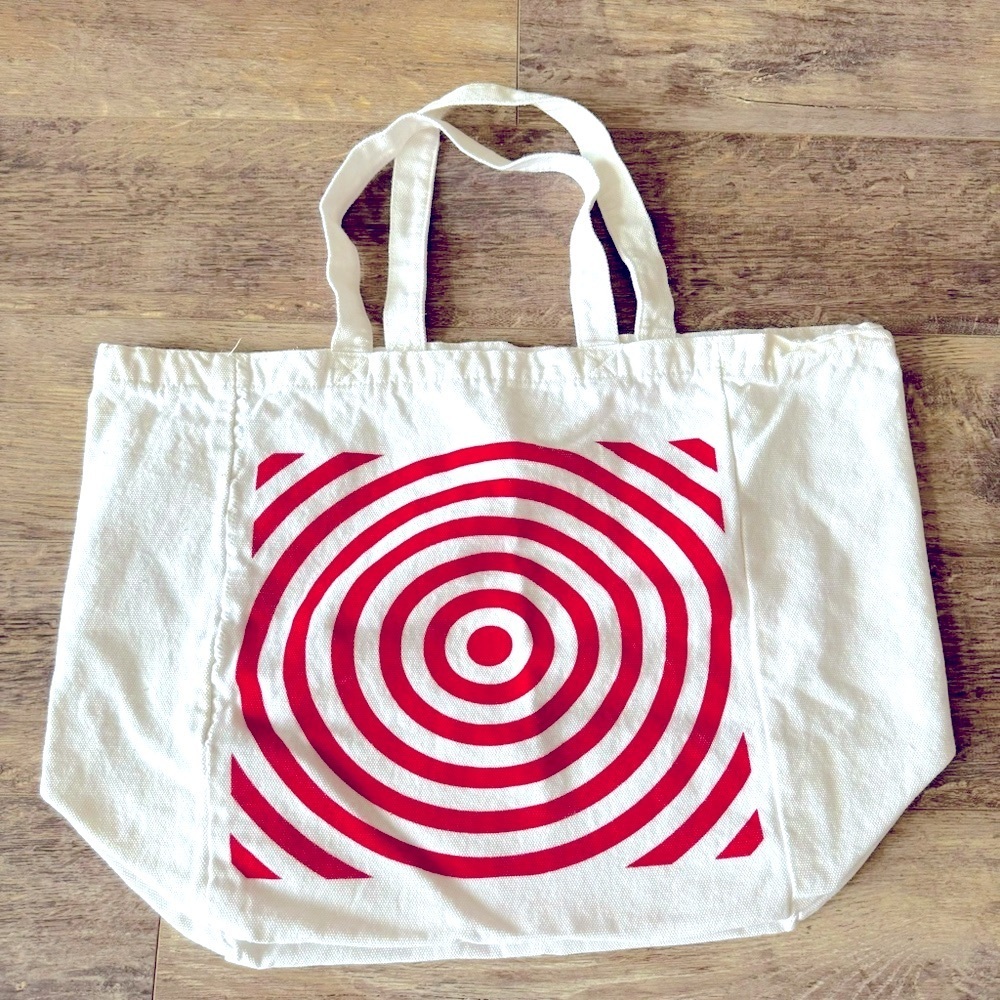 Target Bullseye Canvas Bag - Medium/Large